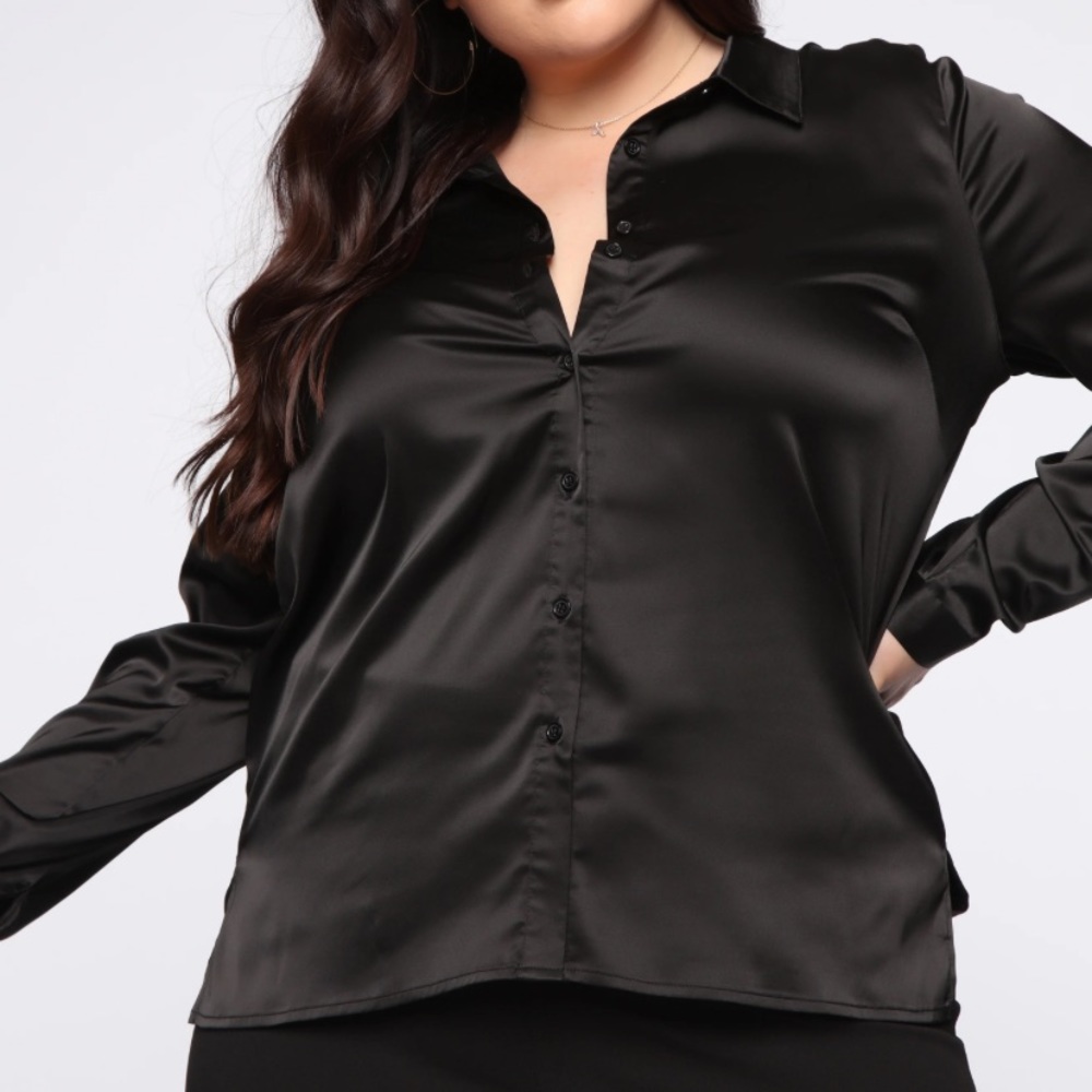 fashion nova button up top